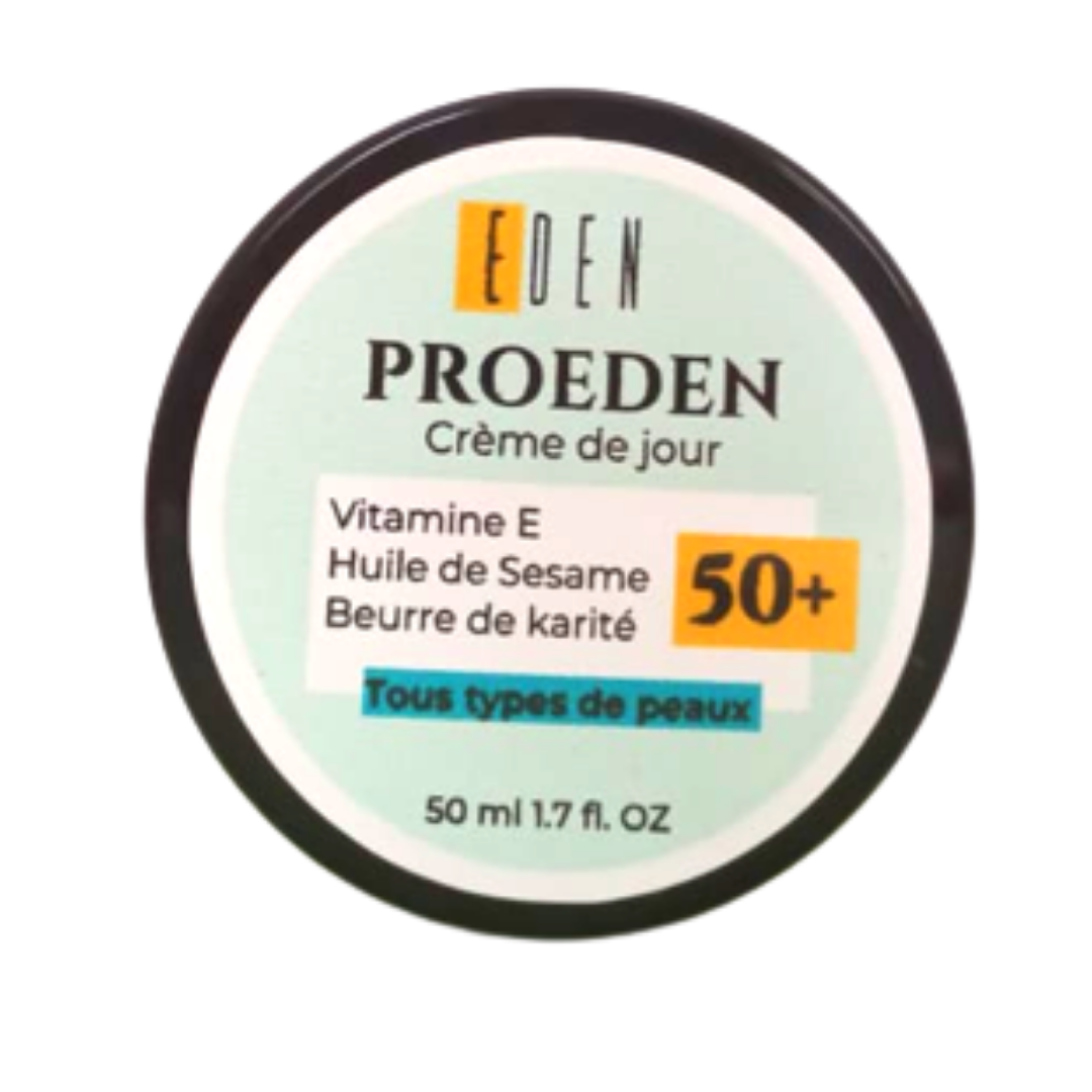 Crème de jour de soleil 50+ /avec vitamine E - 50g