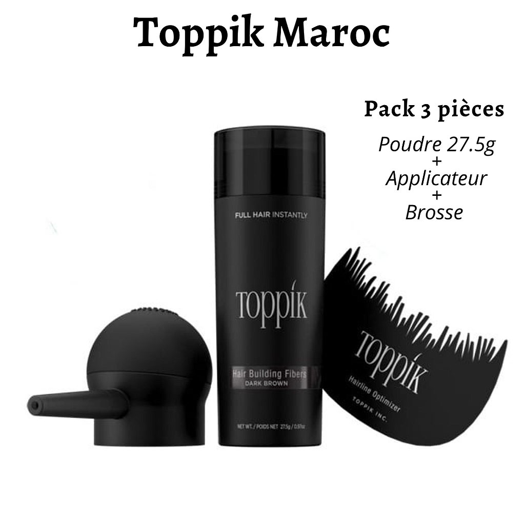 Pack Toppik /Noir - 27,5g
